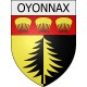 oyonnax 01 ville Stickers blason autocollant adhésif