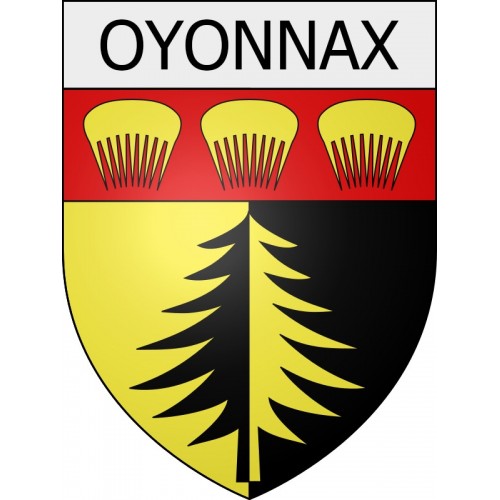 oyonnax 01 ville Stickers blason autocollant adhésif