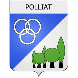 Pegatinas escudo de armas de perpignan adhesivo de la etiqueta engomada