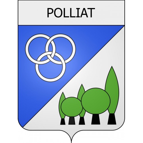 Stickers coat of arms perpignan adhesive sticker