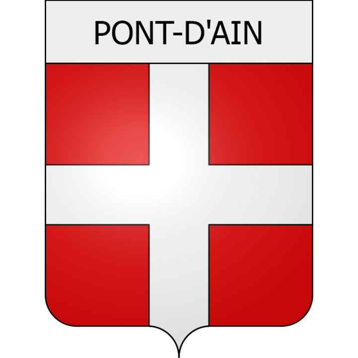 Pegatinas escudo de armas de perpignan adhesivo de la etiqueta engomada