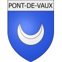 pont-de-vaux 01 ville Stickers blason autocollant adhésif