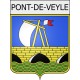 pont-de-veyle 01 ville Stickers blason autocollant adhésif