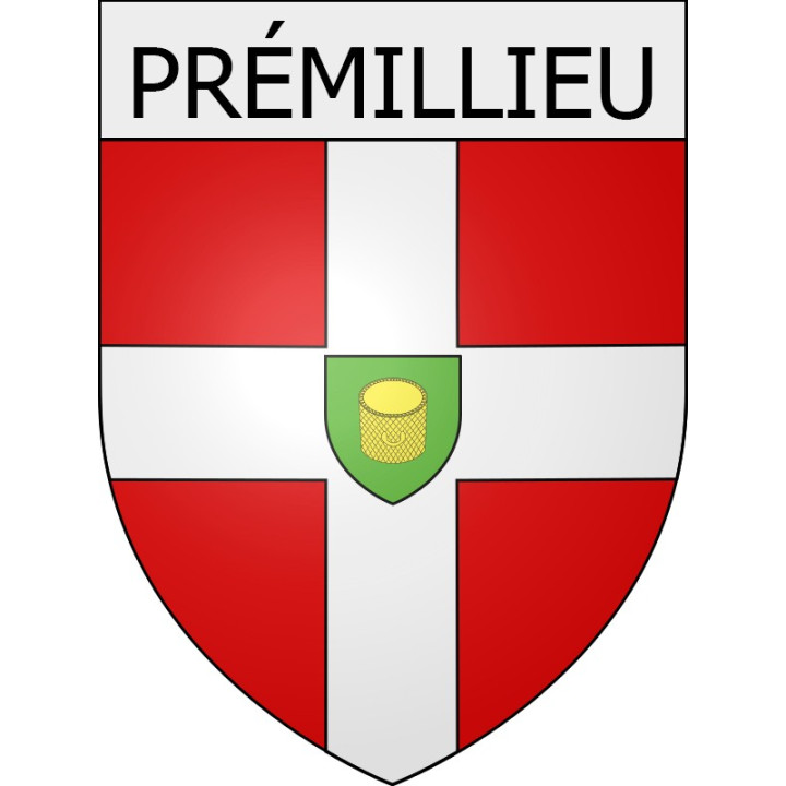 Pegatinas escudo de armas de perpignan adhesivo de la etiqueta engomada