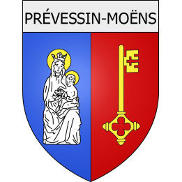 prévessin-moëns 01 ville Stickers blason autocollant adhésif