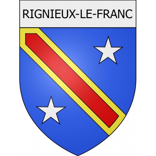 Pegatinas escudo de armas de perpignan adhesivo de la etiqueta engomada