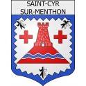 Saint-Cyr-sur-Menthon 01 ville Stickers blason autocollant adhésif