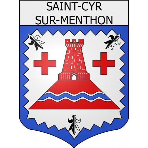 Pegatinas escudo de armas de perpignan adhesivo de la etiqueta engomada