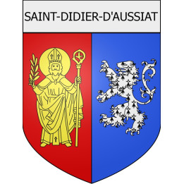 Saint-Didier-d'Aussiat 01 ville Stickers blason autocollant adhésif