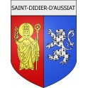 Saint-Didier-d'Aussiat 01 ville Stickers blason autocollant adhésif