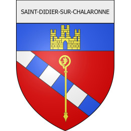 saint-didier-sur-chalaronne 01 ville Stickers blason autocollant adhésif
