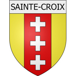 sainte-croix 01 ville Stickers blason autocollant adhésif