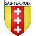 sainte-croix 01 ville Stickers blason autocollant adhésif