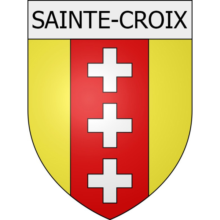 sainte-croix 01 ville Stickers blason autocollant adhésif