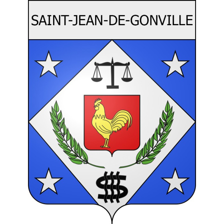 Pegatinas escudo de armas de perpignan adhesivo de la etiqueta engomada