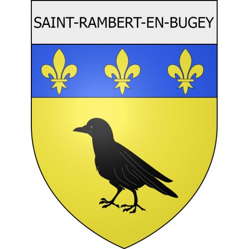saint-rambert-en-bugey 01 ville Stickers blason autocollant adhésif