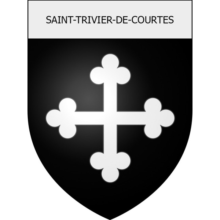 Pegatinas escudo de armas de perpignan adhesivo de la etiqueta engomada