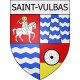 saint-vulbas 01 ville Stickers blason autocollant adhésif