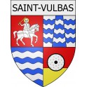 saint-vulbas 01 ville Stickers blason autocollant adhésif