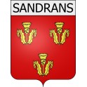 sandrans 01 ville Stickers blason autocollant adhésif