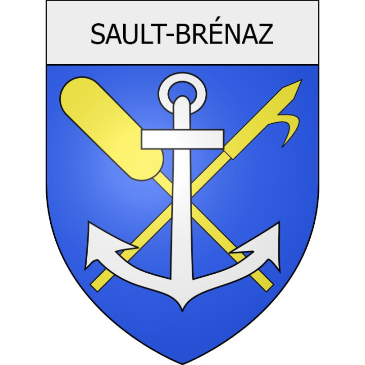 Stickers coat of arms perpignan adhesive sticker