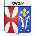 ségny 01 ville Stickers blason autocollant adhésif