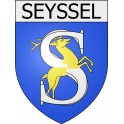 seyssel 01 ville Stickers blason autocollant adhésif