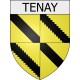 tenay 01 ville Stickers blason autocollant adhésif
