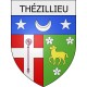 thézillieu 01 ville Stickers blason autocollant adhésif