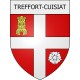 Pegatinas escudo de armas de perpignan adhesivo de la etiqueta engomada