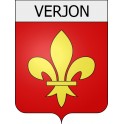 verjon 01 ville Stickers blason autocollant adhésif