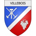 villebois 01 ville Stickers blason autocollant adhésif