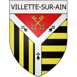 Stickers coat of arms perpignan adhesive sticker