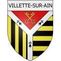 villette-sur-ain 01 ville Stickers blason autocollant adhésif