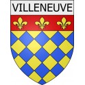 villeneuve 01 ville Stickers blason autocollant adhésif