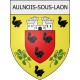 Sticker wappen, gelsenkirchen, augsburg, klebender aufkleber