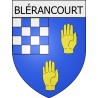 blérancourt 02 ville Stickers blason autocollant adhésif