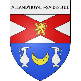 alland-huy-et-sausseuil 08 ville Stickers blason autocollant adhésif