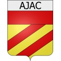 Pegatinas escudo de armas de Airoux adhesivo de la etiqueta engomada