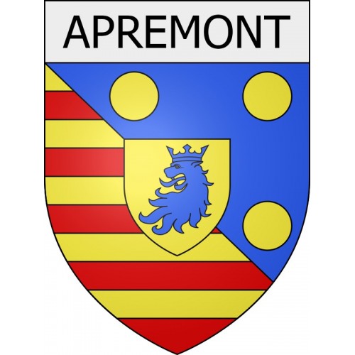 Pegatinas escudo de armas de Antheny adhesivo de la etiqueta engomada