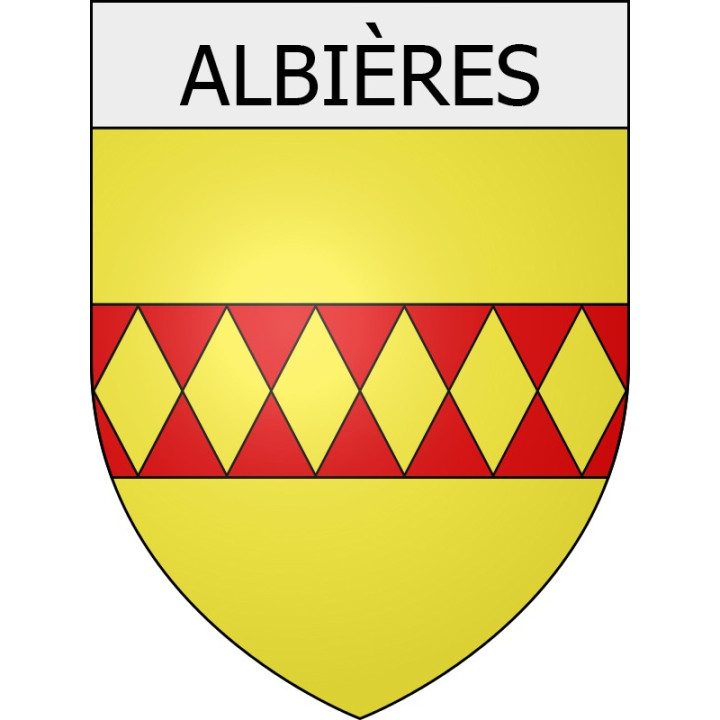 Alairac Sticker wappen, gelsenkirchen, augsburg, klebender aufkleber