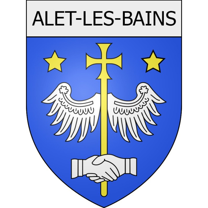 Pegatinas escudo de armas de Albas adhesivo de la etiqueta engomada