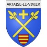 artaise-le-vivier 08 ville Stickers blason autocollant adhésif