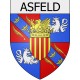 asfeld 08 ville Stickers blason autocollant adhésif