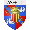 asfeld 08 ville Stickers blason autocollant adhésif