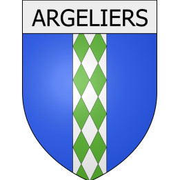 Pegatinas escudo de armas de Albières adhesivo de la etiqueta engomada