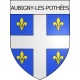 Pegatinas escudo de armas de Arreux adhesivo de la etiqueta engomada