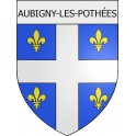aubigny-les-pothées 08 ville Stickers blason autocollant adhésif
