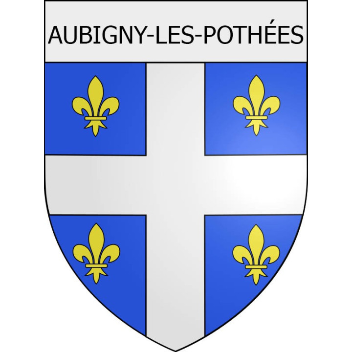 Pegatinas escudo de armas de Arreux adhesivo de la etiqueta engomada