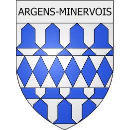 Argens-Minervois 11 ville Stickers blason autocollant adhésif